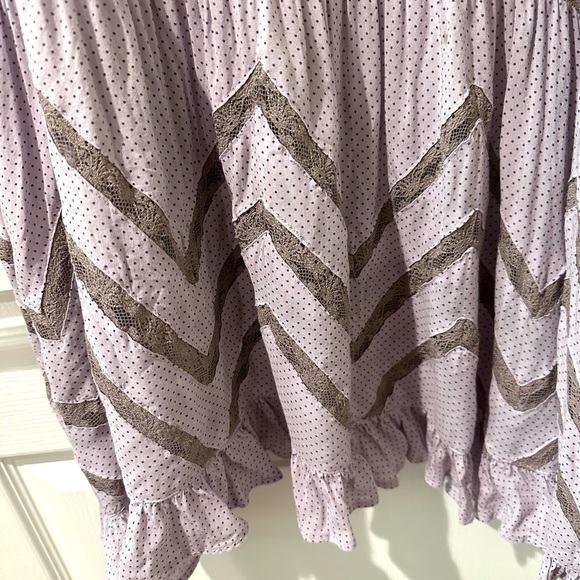 Intimately Free People Lavender Voile Lace Trapeze Dress - Picture 7 of 11